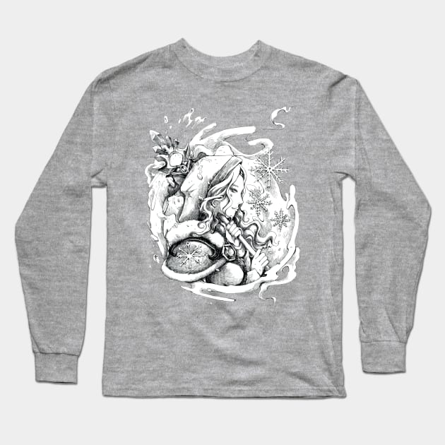 Crystal Maiden Long Sleeve T-Shirt by RachtaLin